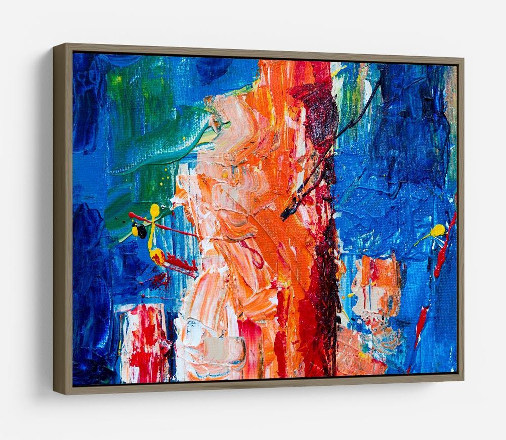 Multicolored Abstract Painting HD Metal Print