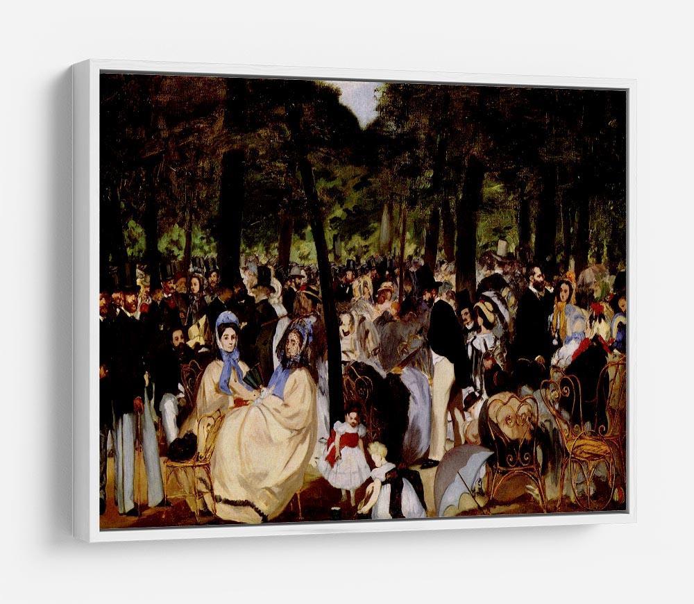 Music in Tuilerie Garden by Manet HD Metal Print