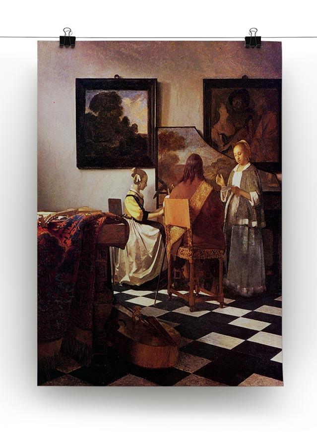 Musical Trio by Vermeer Canvas Print or Poster - Canvas Art Rocks - 2