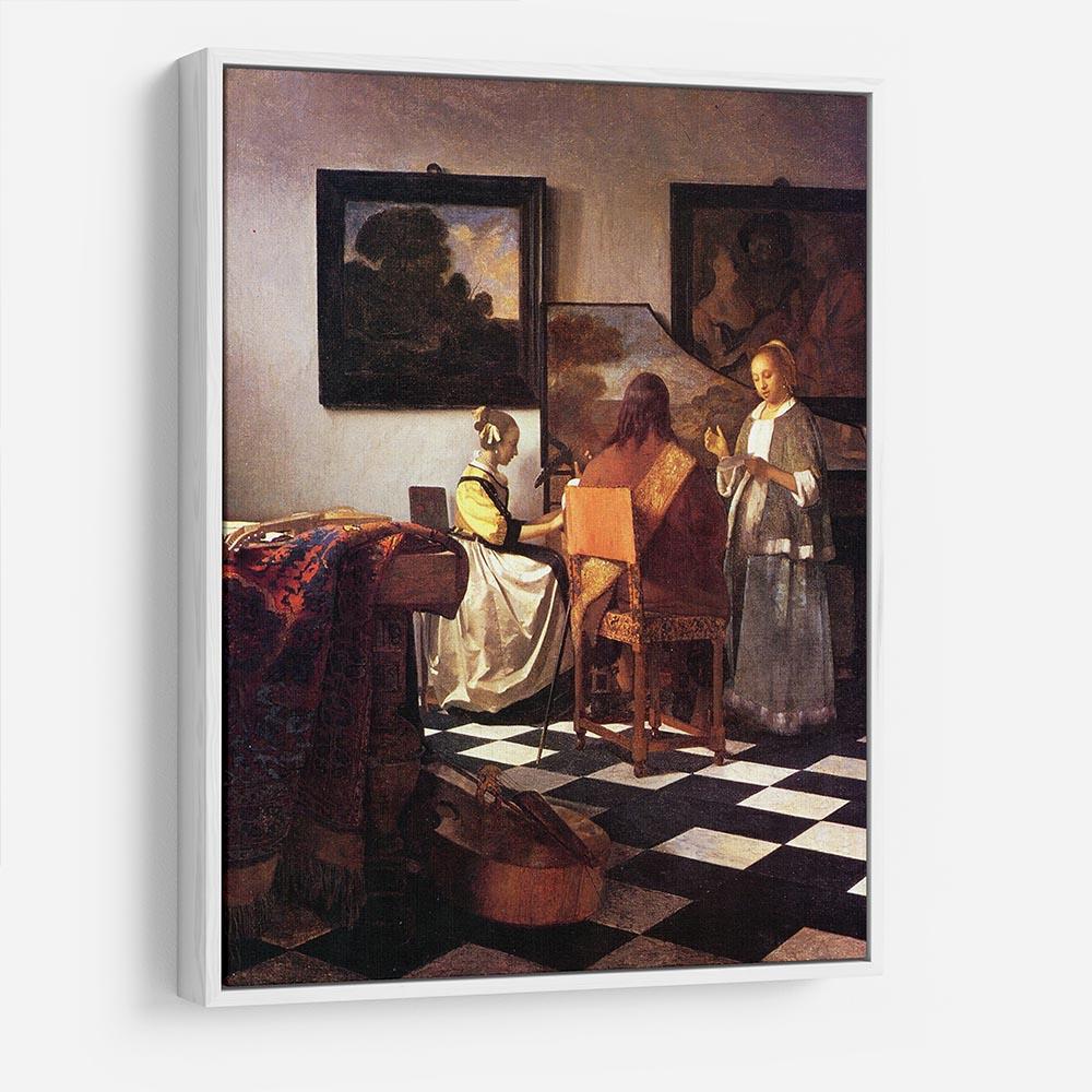 Musical Trio by Vermeer HD Metal Print - Canvas Art Rocks - 7
