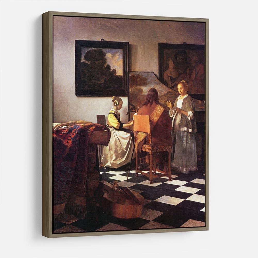 Musical Trio by Vermeer HD Metal Print - Canvas Art Rocks - 10