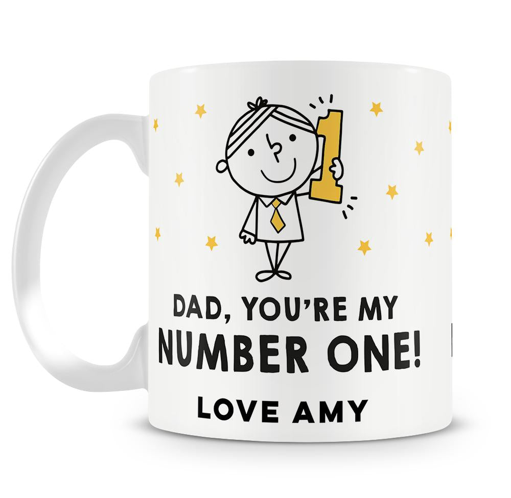 Personalised You're My Number 1 Mug