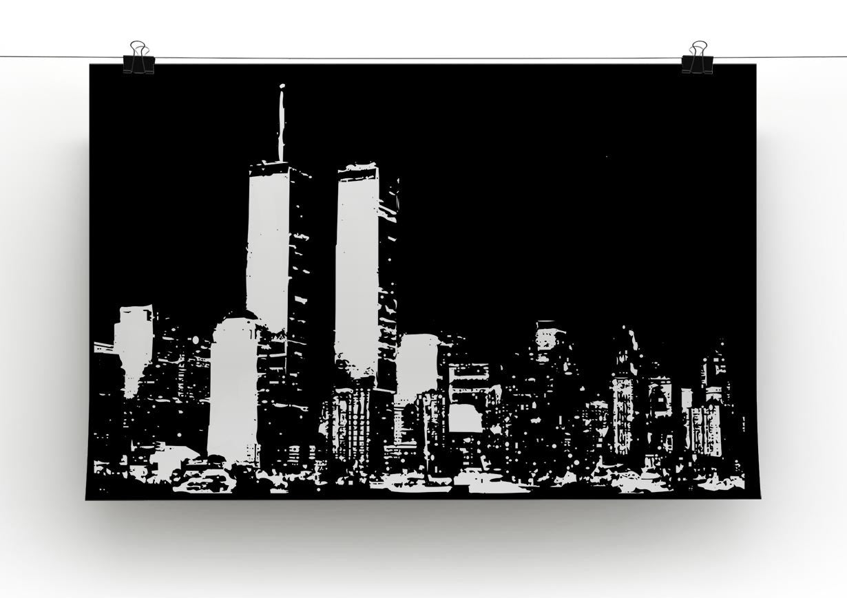 New York Sky Print - Canvas Art Rocks - 2