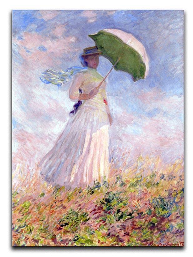 Nainen ja paivanvarjo by Monet Canvas Print & Poster  - Canvas Art Rocks - 1