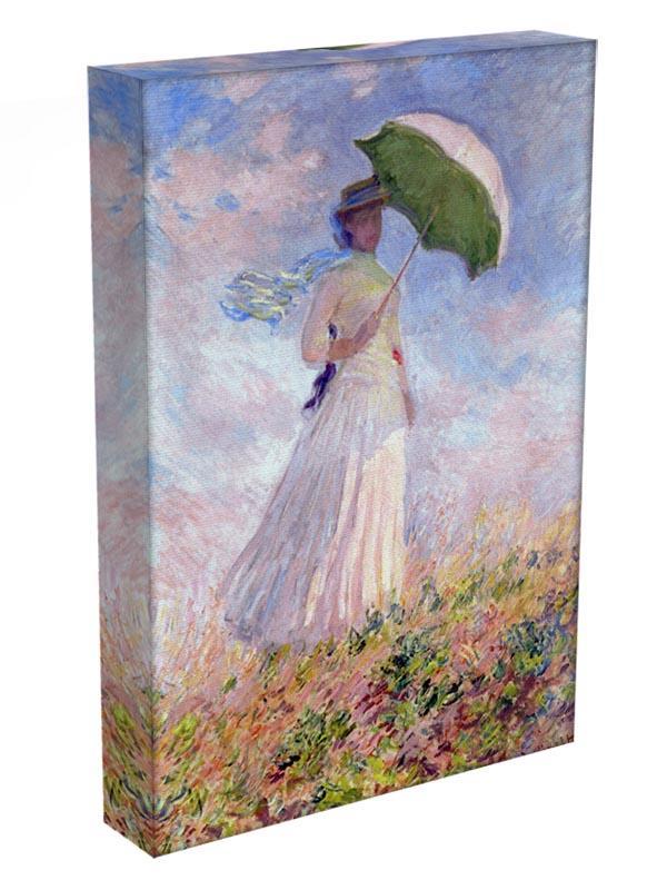 Nainen ja paivanvarjo by Monet Canvas Print & Poster - Canvas Art Rocks - 3