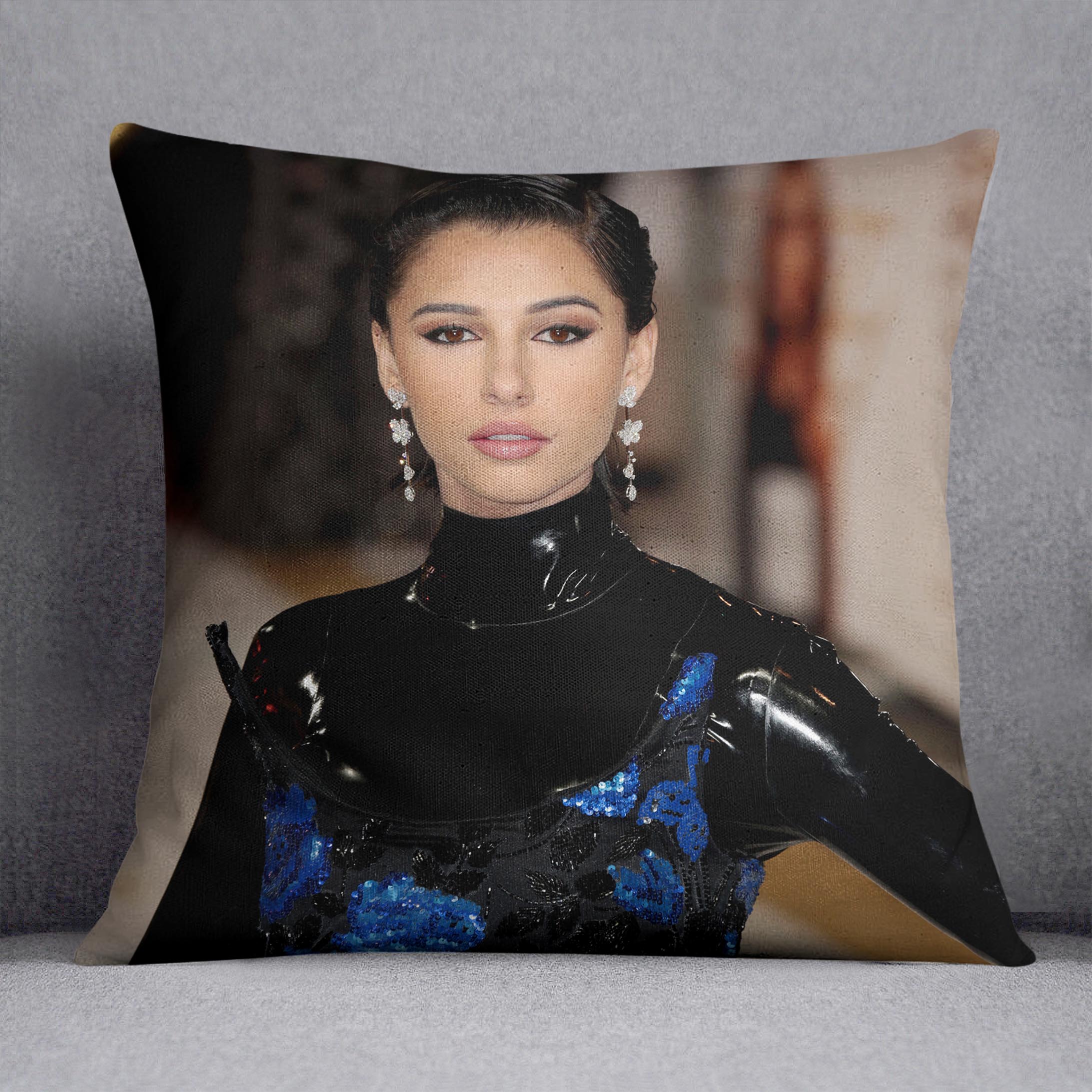 Naomi Scott Cushion - Canvas Art Rocks - 1