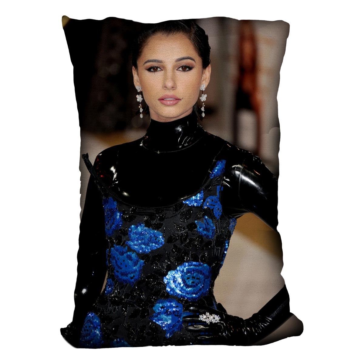 Naomi Scott Cushion - Canvas Art Rocks - 4