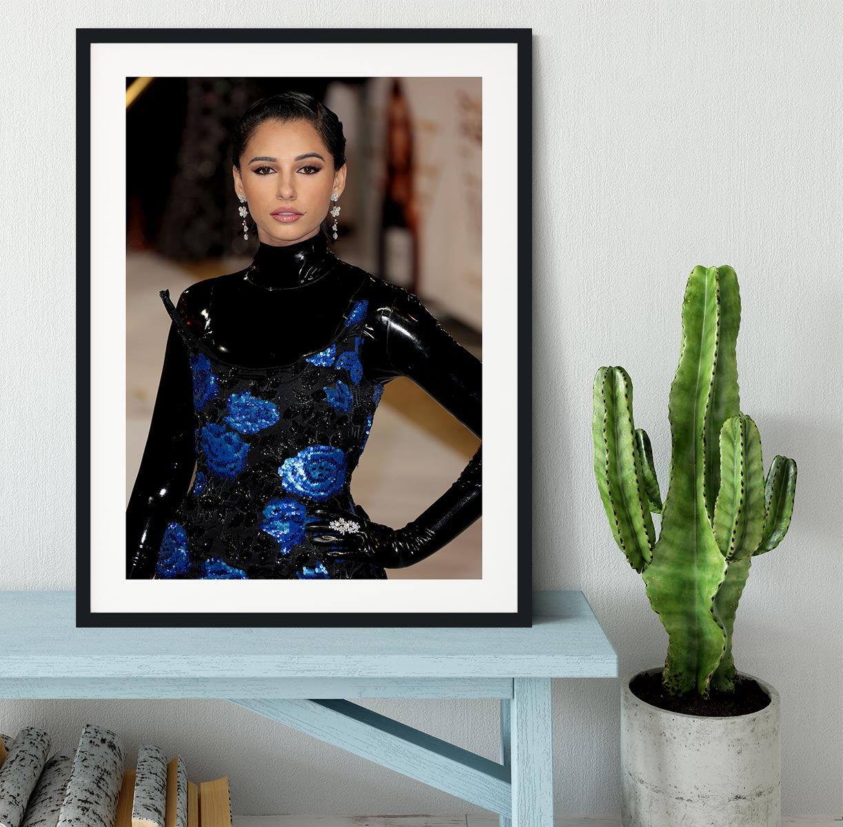 Naomi Scott Framed Print - Canvas Art Rocks - 1