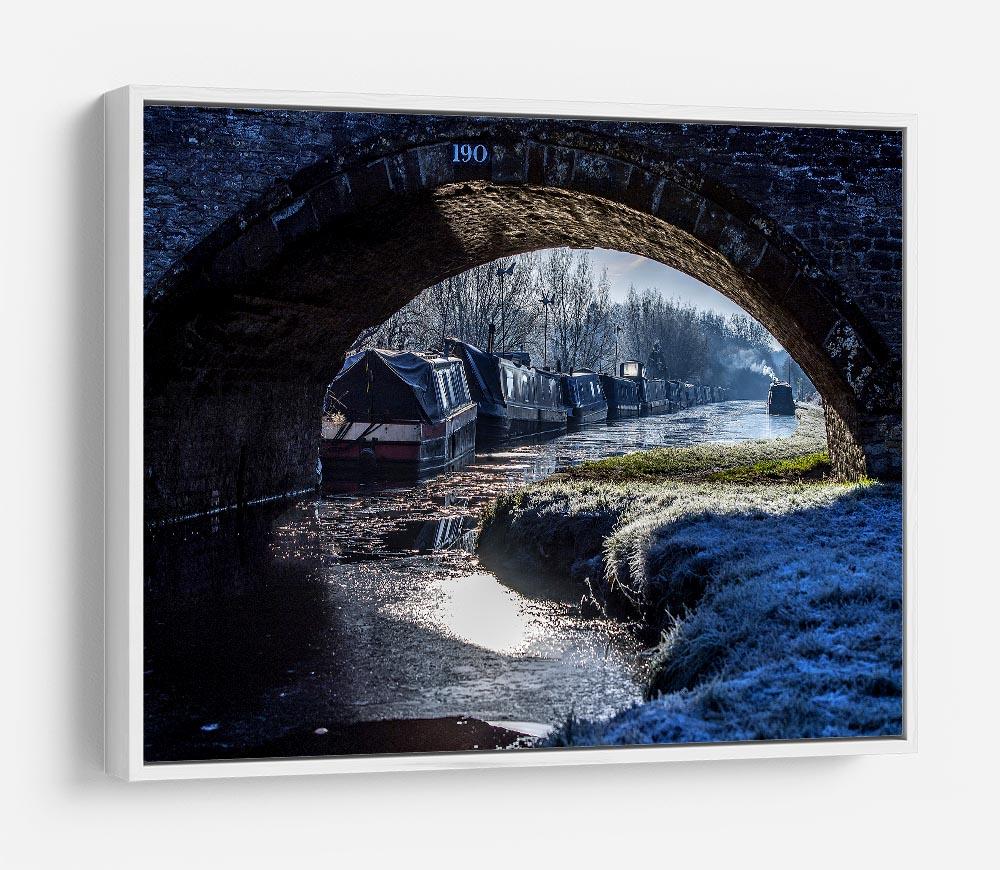 Narrowboats on the Oxford Canal HD Metal Print - Canvas Art Rocks - 7