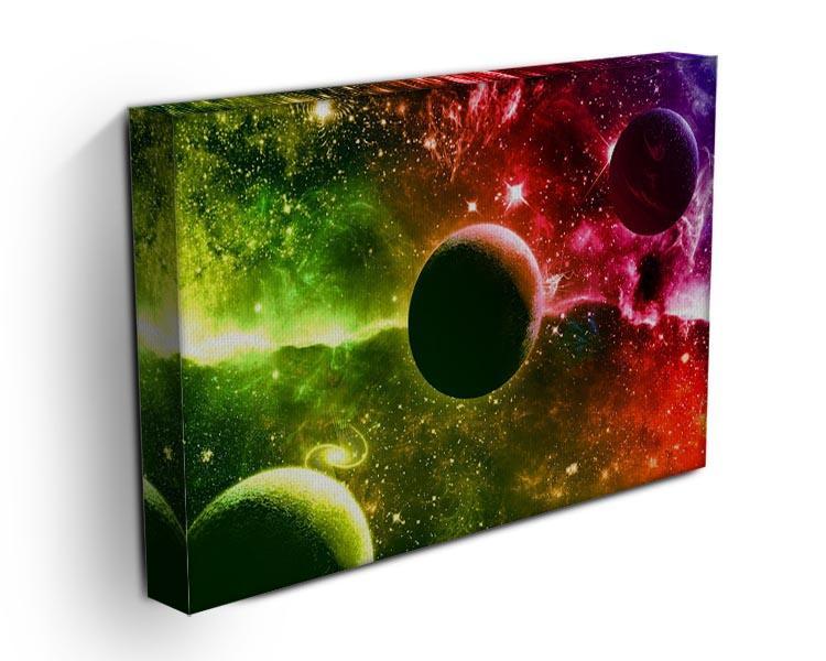 Nebula Stars and Planets Canvas Print or Poster - Canvas Art Rocks - 3