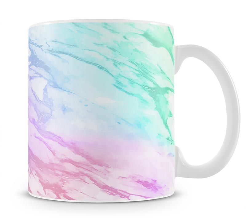 Neon Striped Marble Mug - Canvas Art Rocks - 1