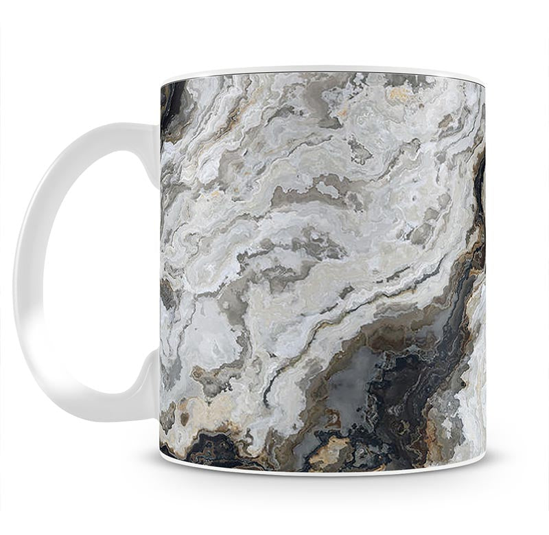 Neutral Coloured Marble Mug - Canvas Art Rocks - 1