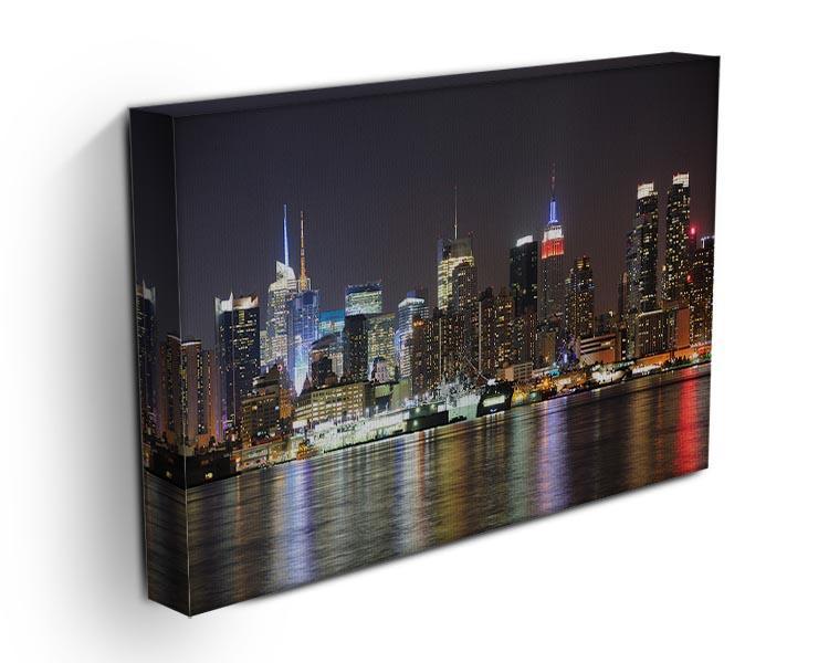 New Jersey Weehawken waterfront Canvas Print or Poster - Canvas Art Rocks - 3