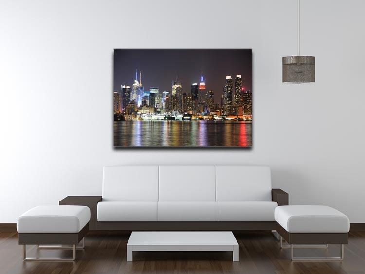 New Jersey Weehawken waterfront Canvas Print or Poster - Canvas Art Rocks - 4