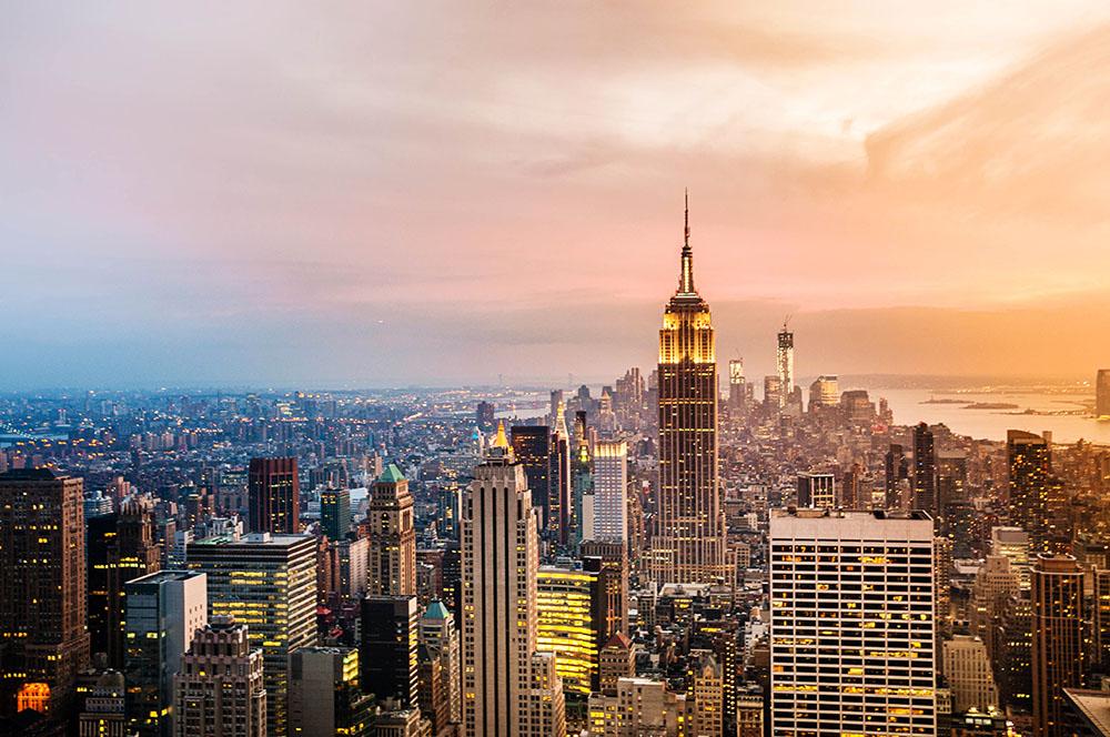 city skyline art