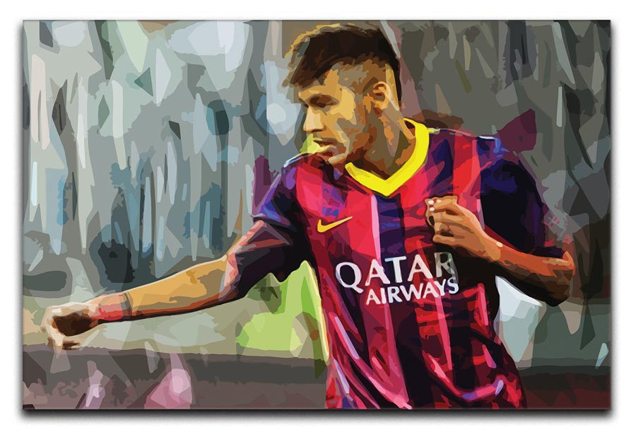 Neymar Print - Canvas Art Rocks - 1
