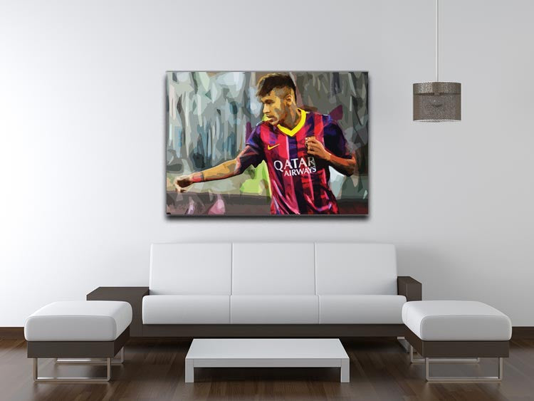 Neymar Print - Canvas Art Rocks - 4