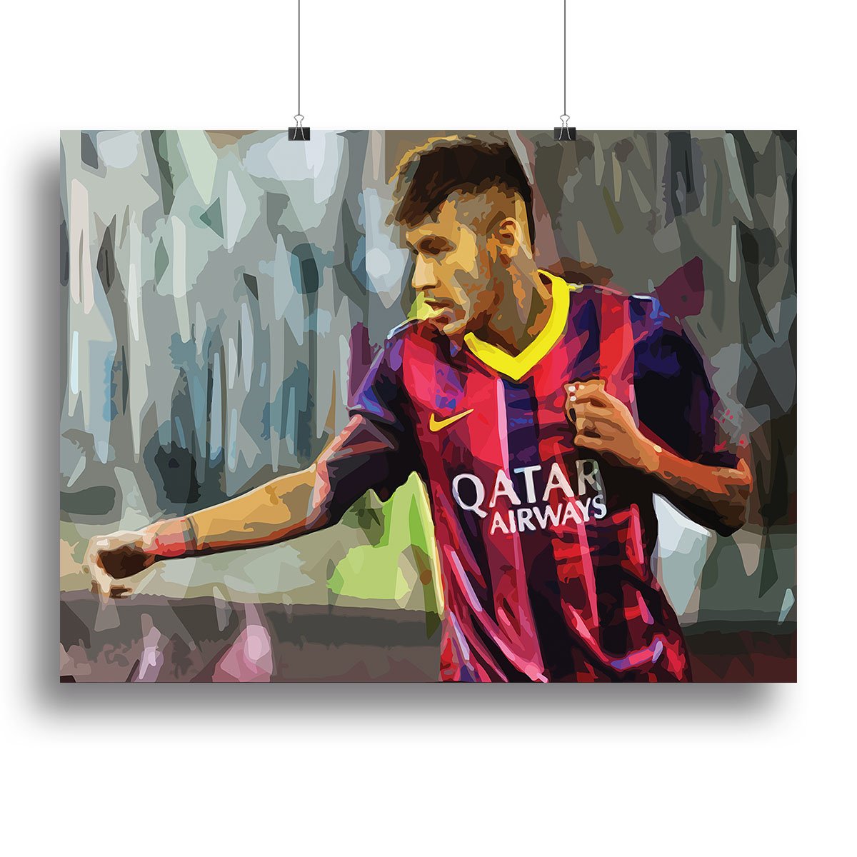 Neymar Canvas Print or Poster