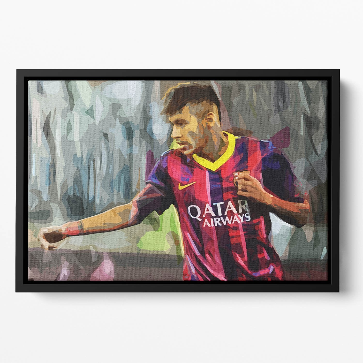 Neymar Floating Framed Canvas