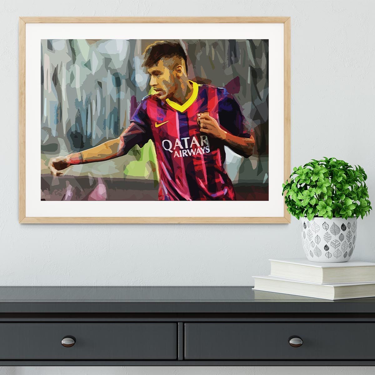 Neymar Framed Print - Canvas Art Rocks - 3
