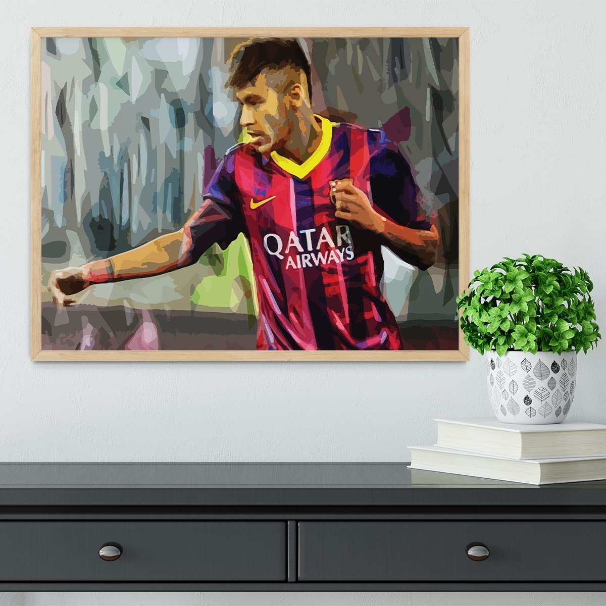 Neymar Framed Print - Canvas Art Rocks - 4