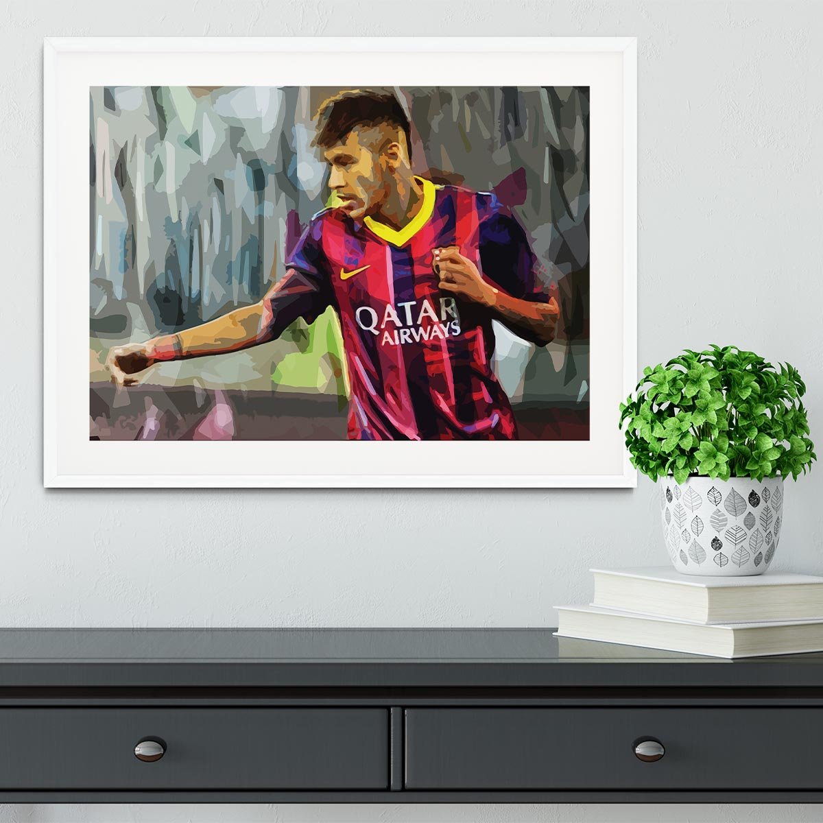 Neymar Framed Print - Canvas Art Rocks - 5