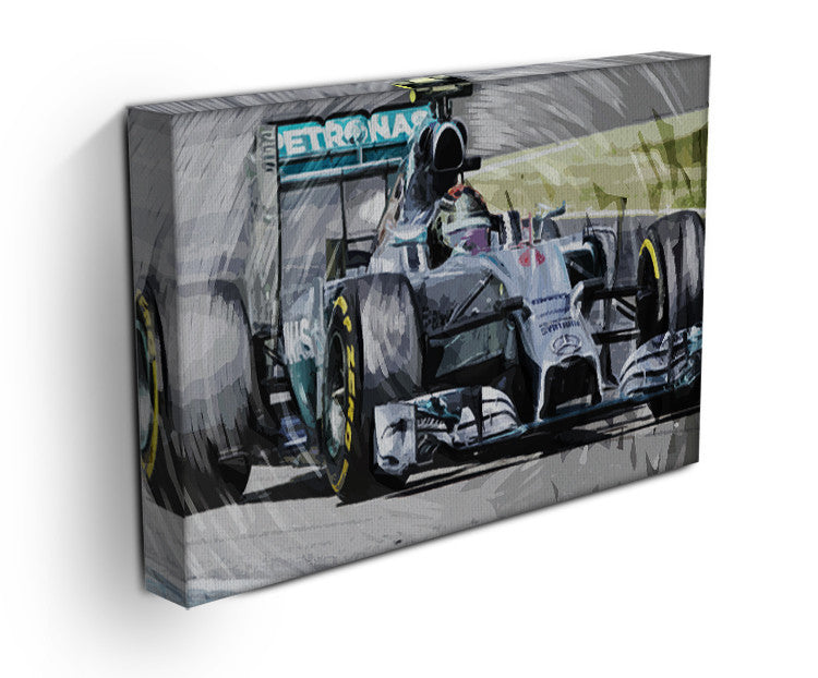 Nico Rosberg Formula 1 Print - Canvas Art Rocks - 3