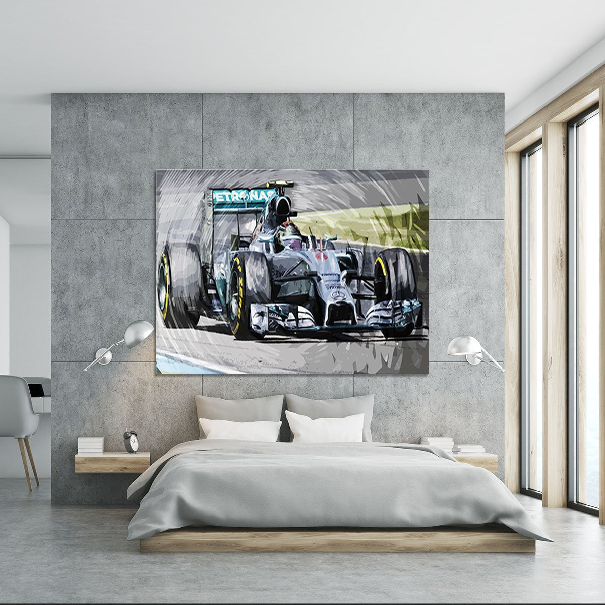 Nico Rosberg Formula 1 Canvas Print or Poster