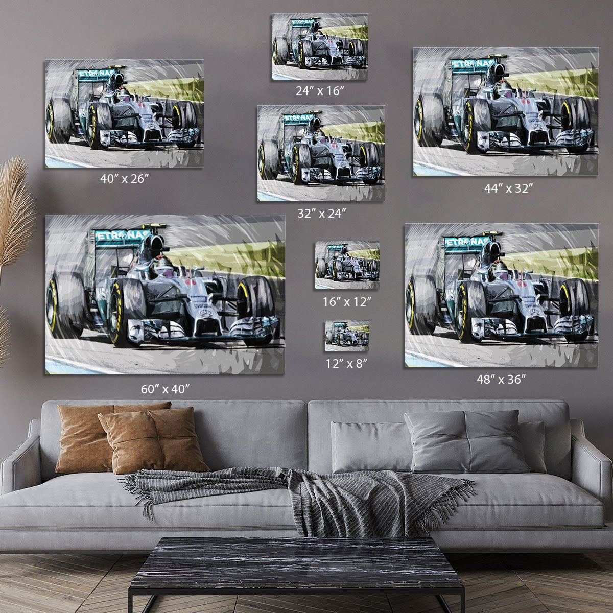Nico Rosberg Formula 1 Canvas Print or Poster