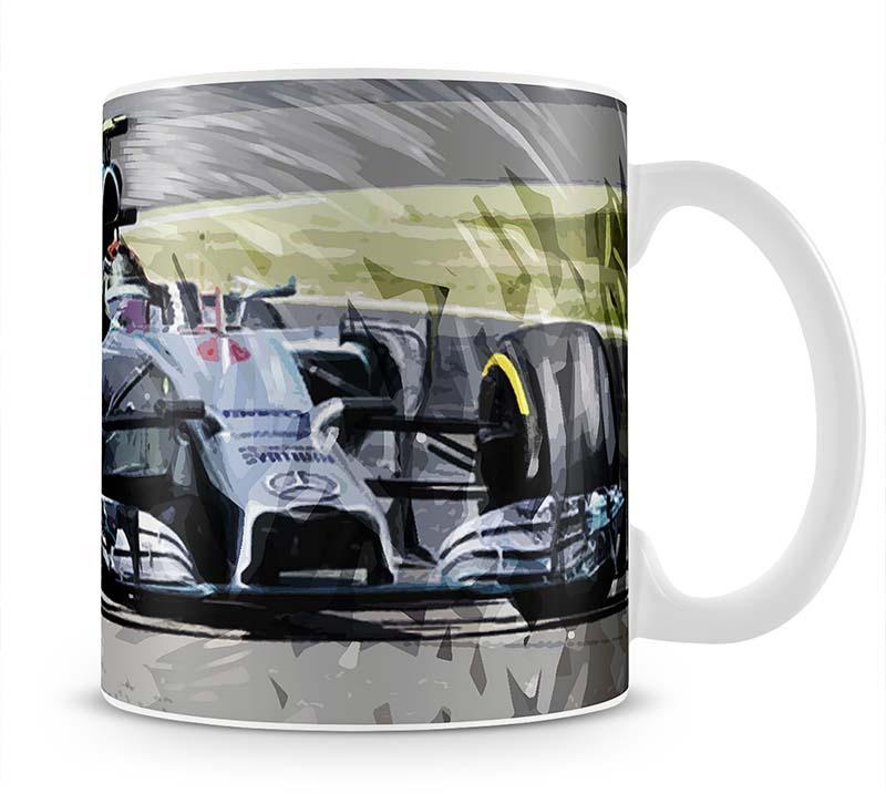 Nico Rosberg Formula 1 Mug - Canvas Art Rocks - 1