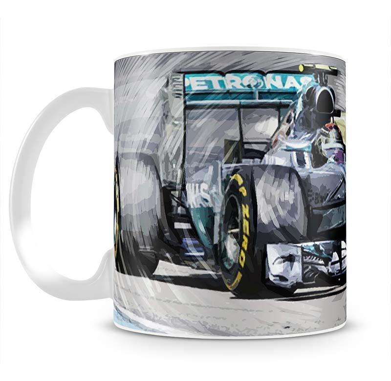 Nico Rosberg Formula 1 Mug - Canvas Art Rocks - 2