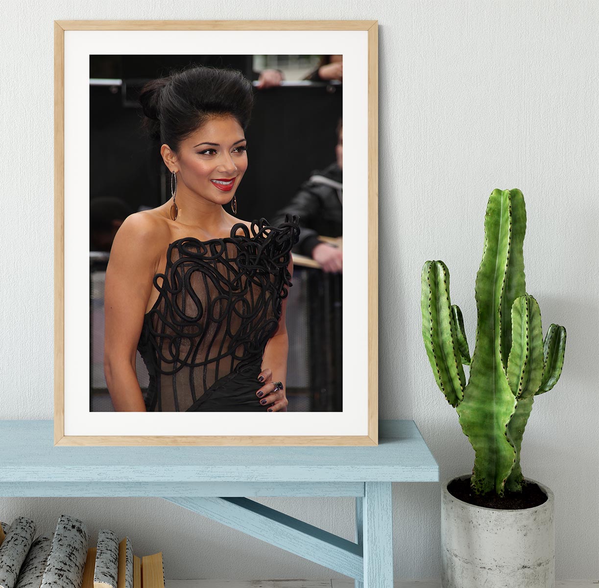 Nicole Scherzinger Framed Print - Canvas Art Rocks - 3