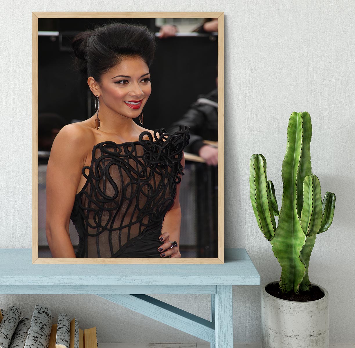 Nicole Scherzinger Framed Print - Canvas Art Rocks - 4