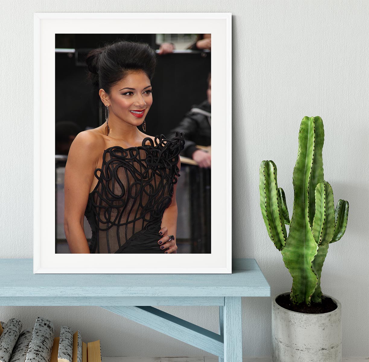 Nicole Scherzinger Framed Print - Canvas Art Rocks - 5