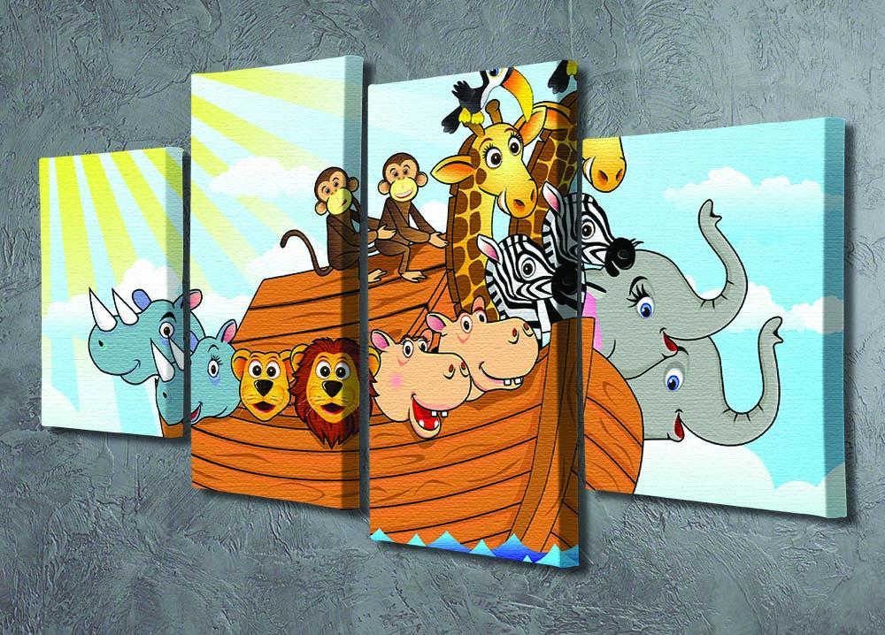 Noah Ark 4 Split Panel Canvas - Canvas Art Rocks - 2