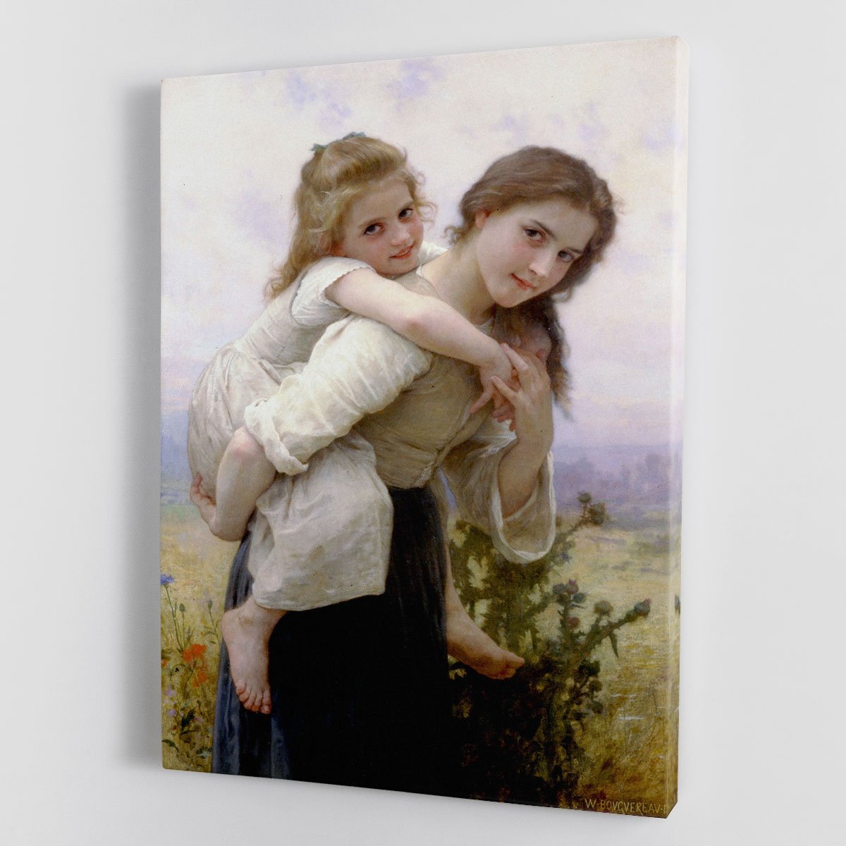 Not Too Much To Carry By Bouguereau Canvas Print or Poster