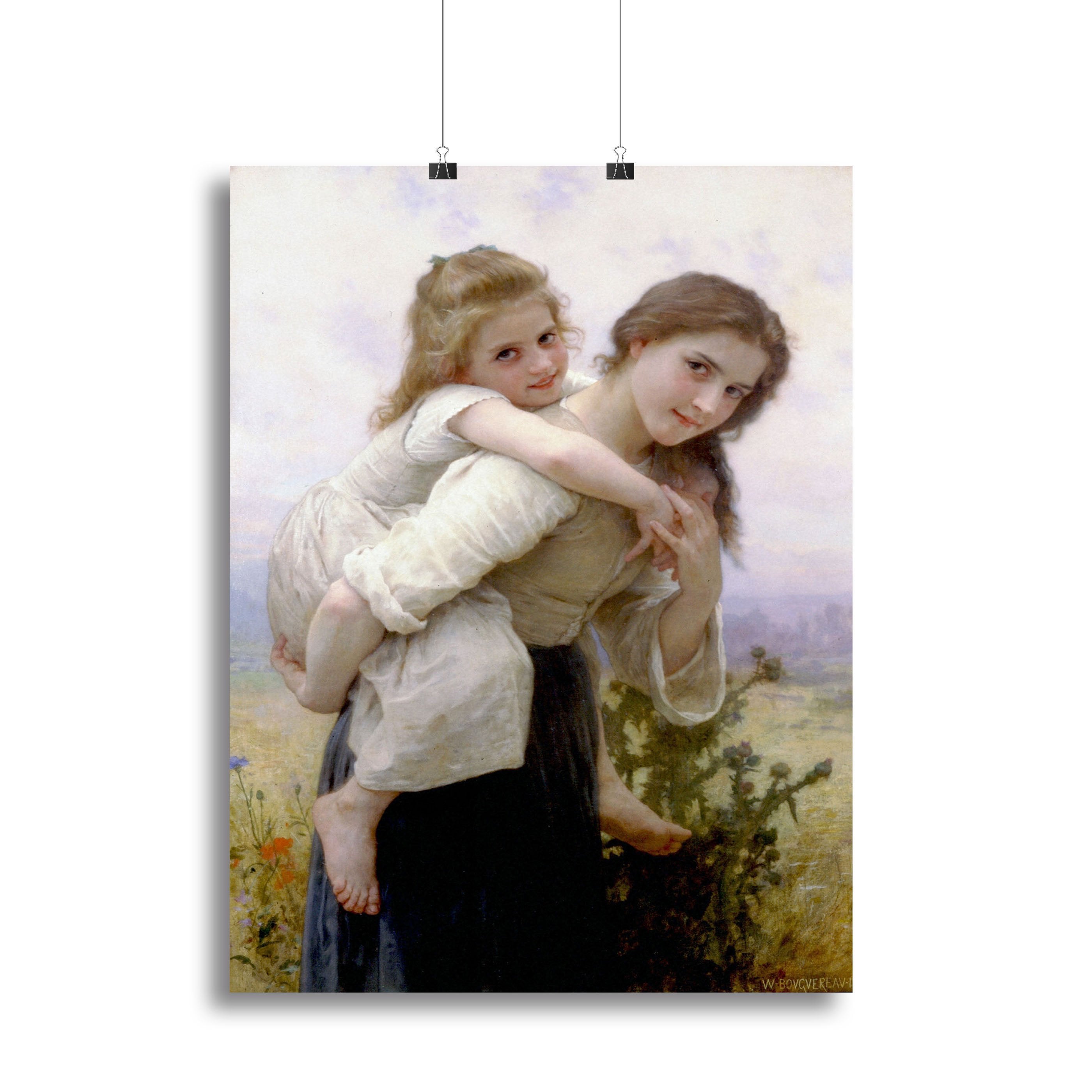 Not Too Much To Carry By Bouguereau Canvas Print or Poster
