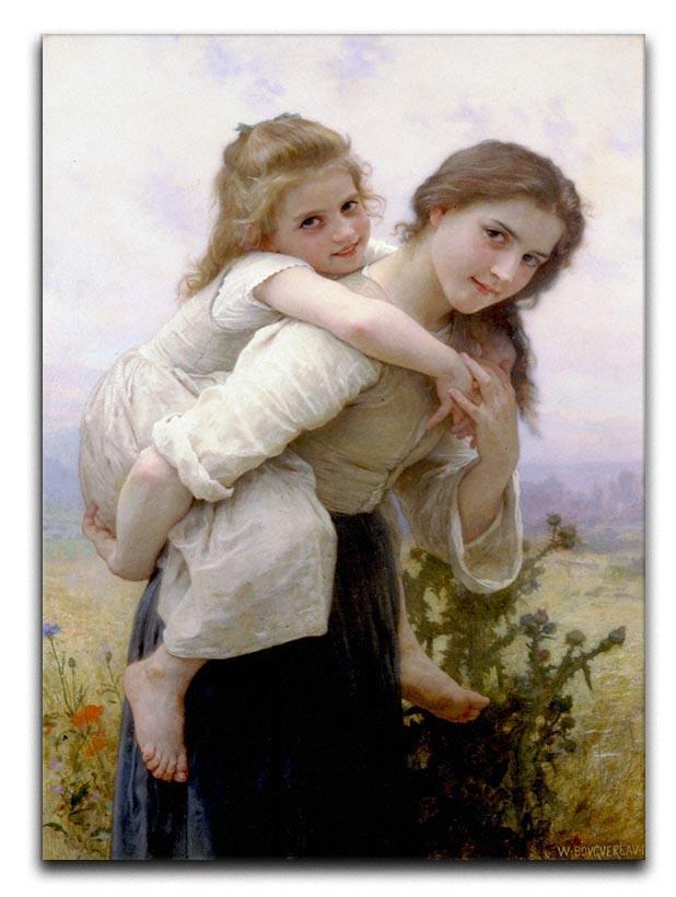Not Too Much To Carry By Bouguereau Canvas Print or Poster  - Canvas Art Rocks - 1