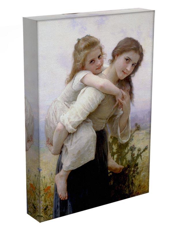 Not Too Much To Carry By Bouguereau Canvas Print or Poster - Canvas Art Rocks - 3