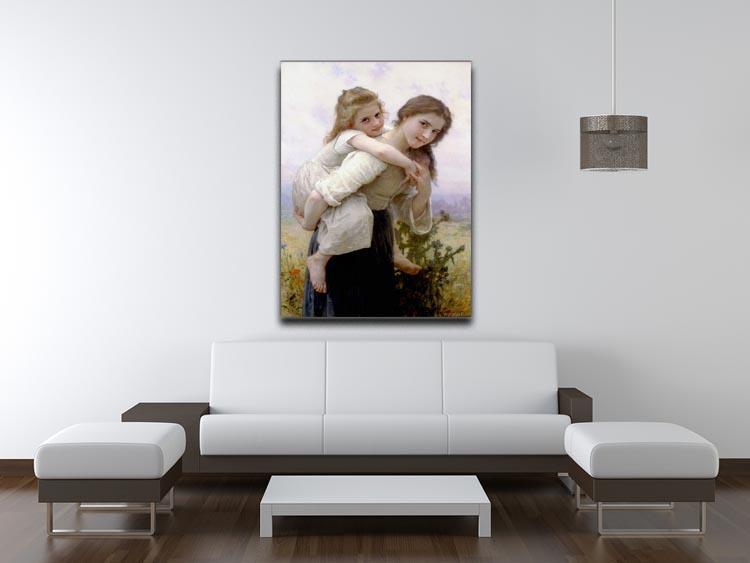Not Too Much To Carry By Bouguereau Canvas Print or Poster - Canvas Art Rocks - 4