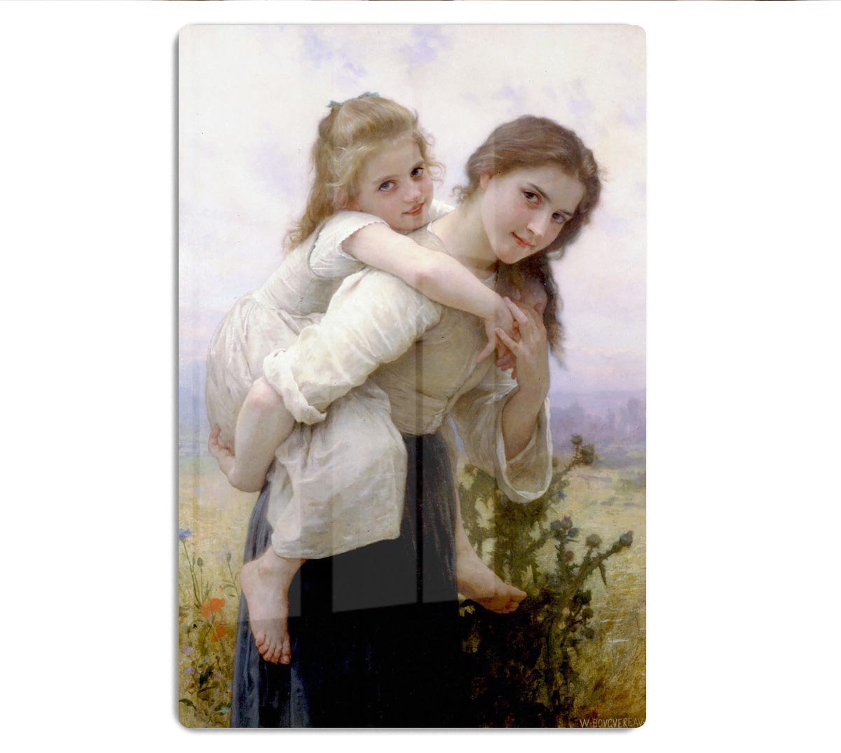 Not Too Much To Carry By Bouguereau HD Metal Print