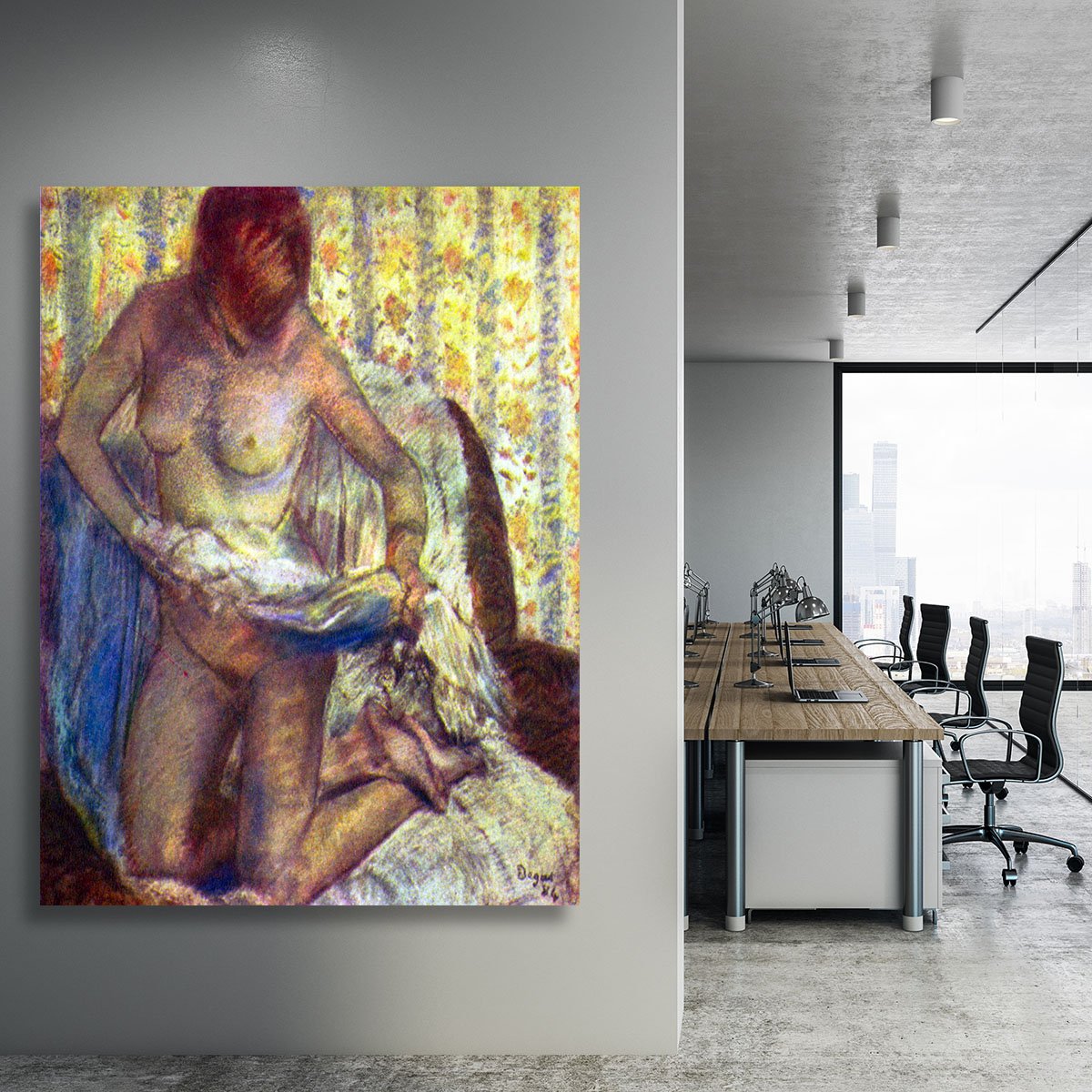 Nude Woman by Degas Canvas Print or Poster