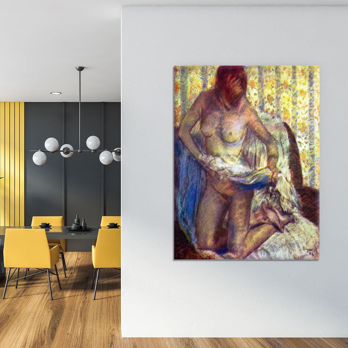 Nude Woman by Degas Canvas Print or Poster