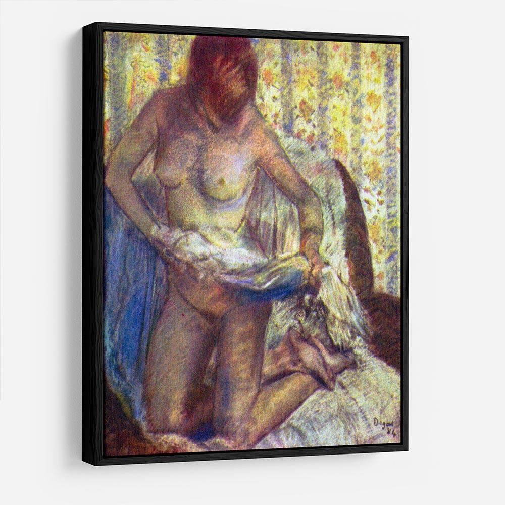 Nude Woman by Degas HD Metal Print - Canvas Art Rocks - 6