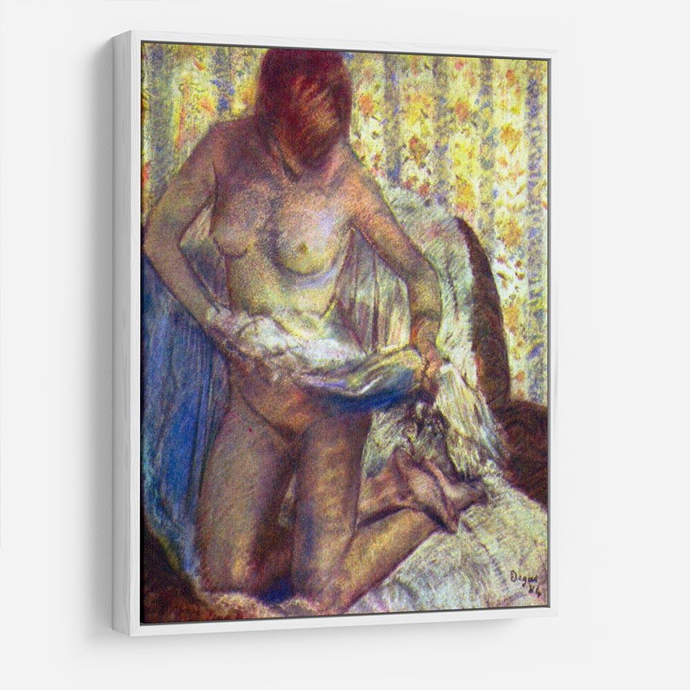 Nude Woman by Degas HD Metal Print - Canvas Art Rocks - 7
