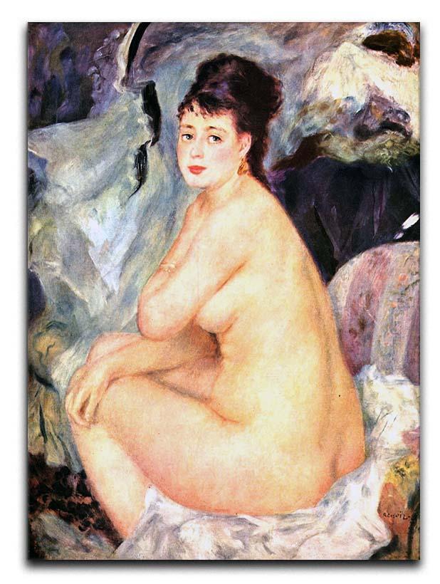 Nude female Anna by Renoir Canvas Print or Poster  - Canvas Art Rocks - 1