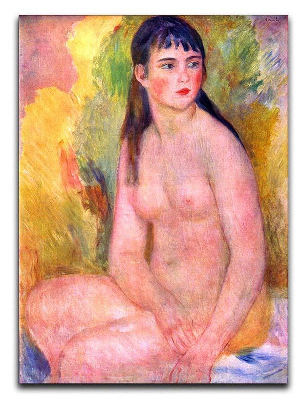 Nude female by Renoir Canvas Print or Poster  - Canvas Art Rocks - 1