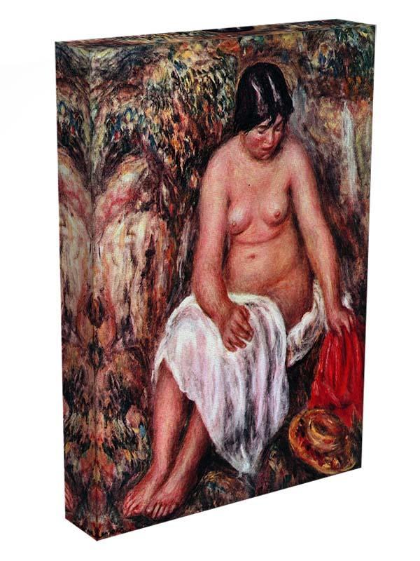 Nude with Straw by Renoir by Renoir Canvas Print or Poster - Canvas Art Rocks - 3