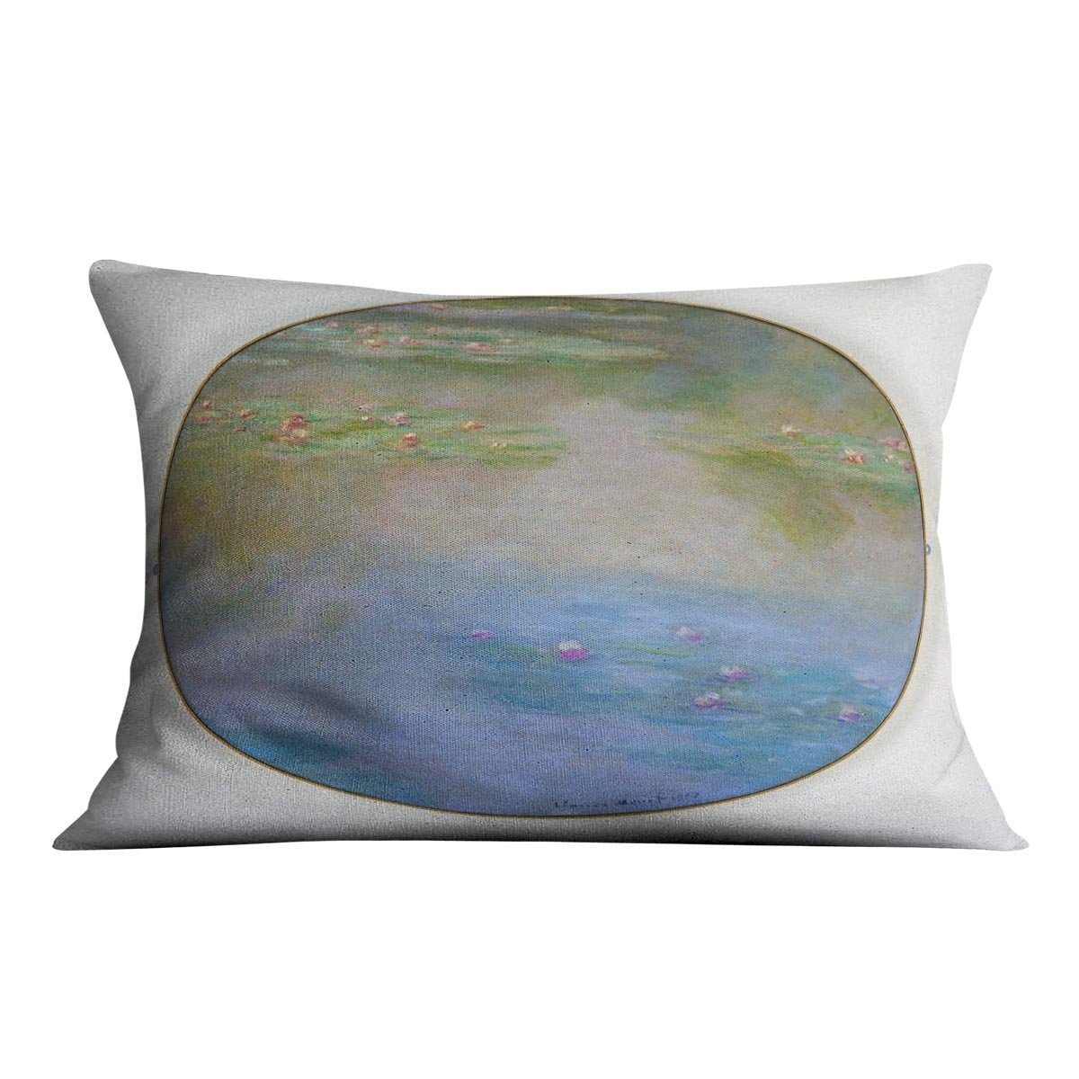 Nympheas By Manet Throw Pillow