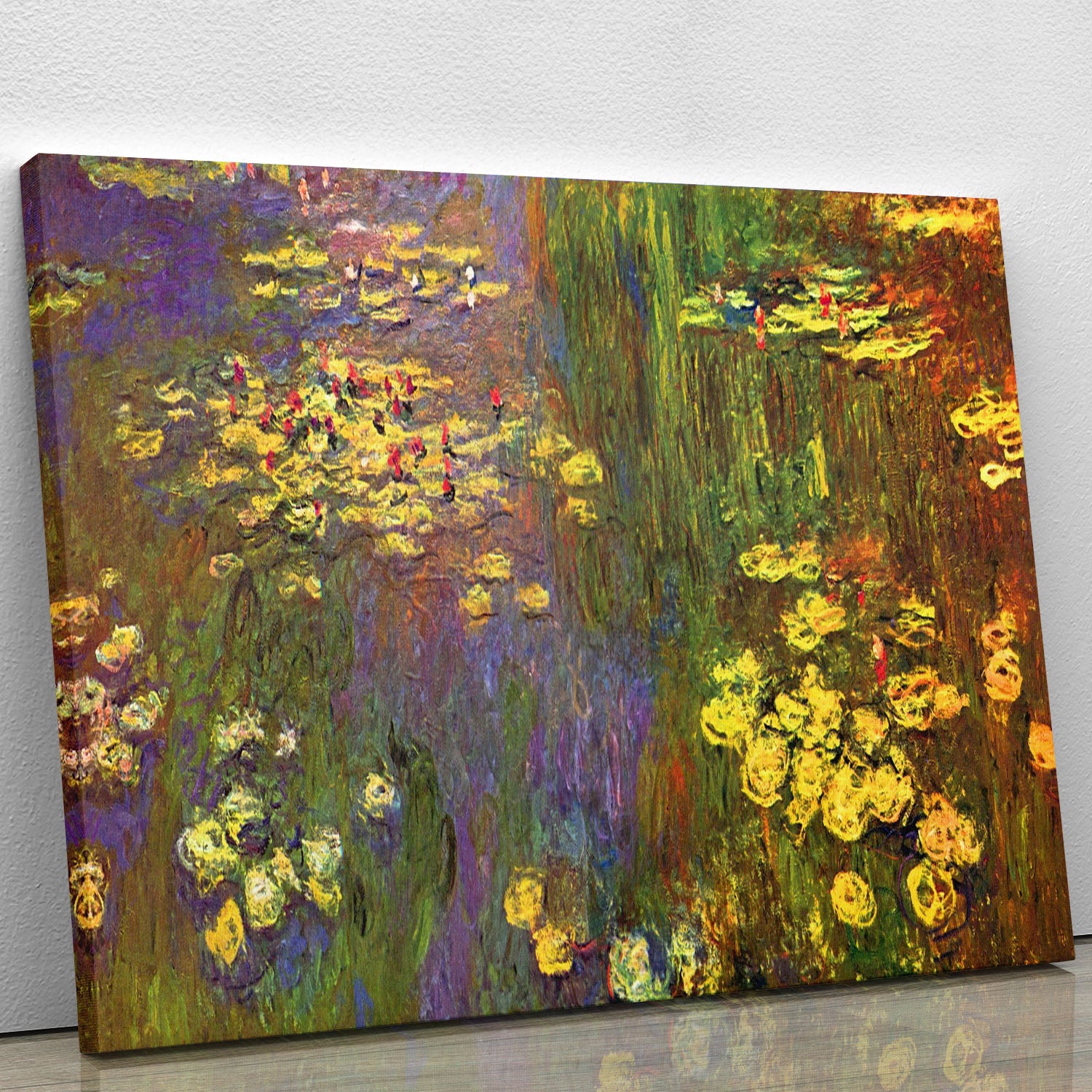 Nympheas water plantes Canvas Print or Poster - Canvas Art Rocks - 1